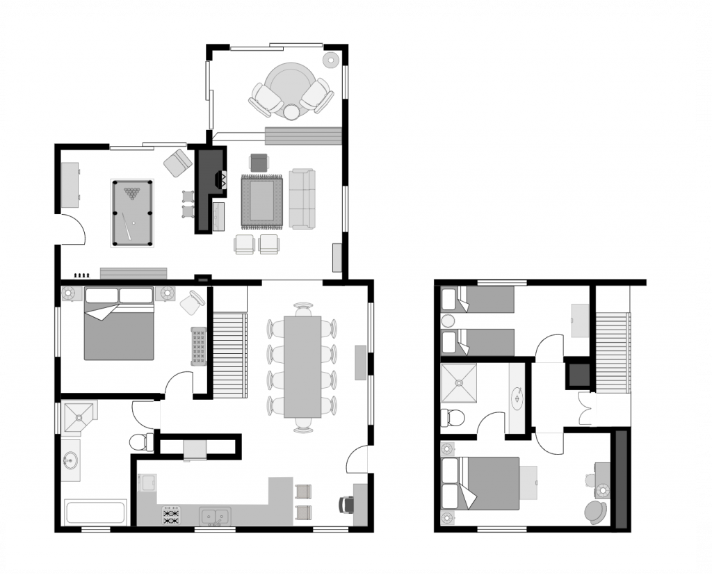 Riverlea Retreat Main House Floor Plan